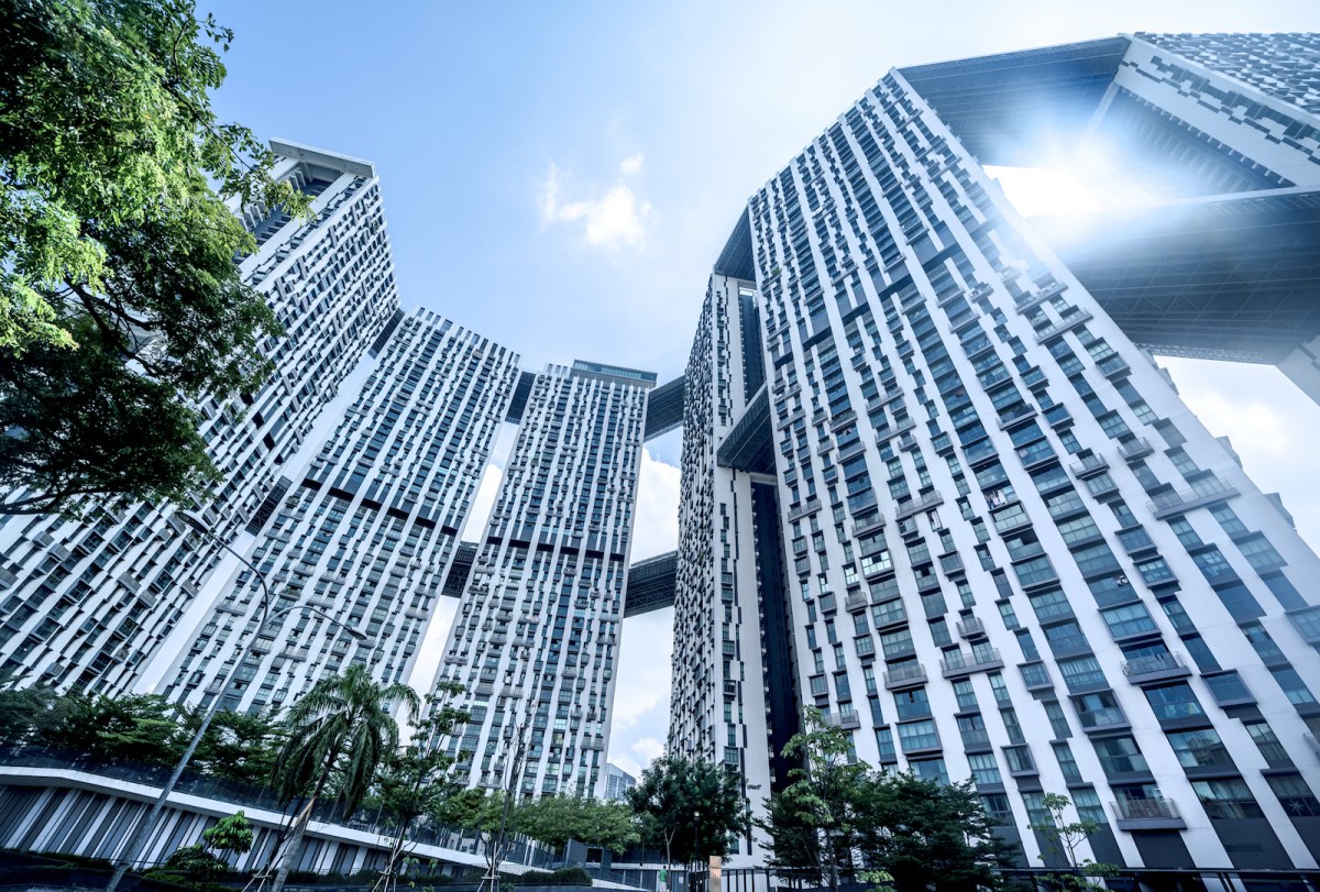 High-rise housing estates in Singapore, currently Southeast Asia's hottest property market. Photo: iStock