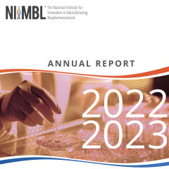 Cover of the 2022-2023 NIIMBL annual report